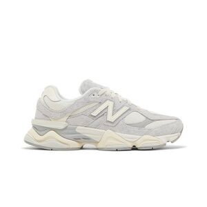 New Balance Light Gray and Off-White Sneakers